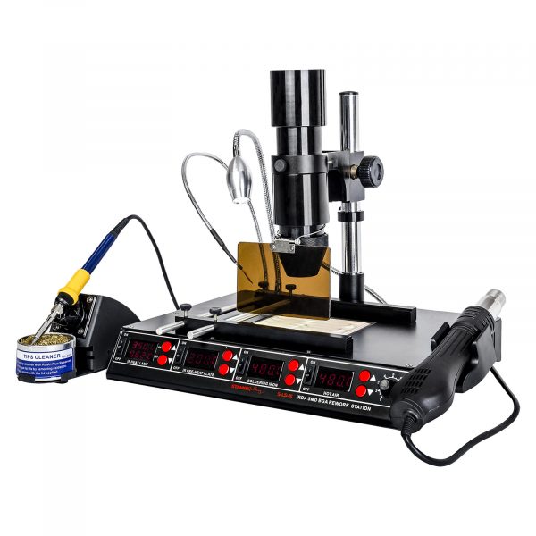 A Stamos Soldering S-LS-15 Basic forrasztóállomása alkalmas ipari alkatrészek összeszerelésére, javítására, ellenőrzésére vagy karbantartására.