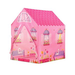 Gyermek sátor rózsaszínű ház