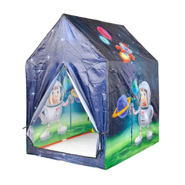 Gyermek sátor | Univerzum, gyermekeknek 3 éves kortól felejthetetlen szórakozásért otthon és a kertben. Méretek: 95 x 72 x 102 cm.