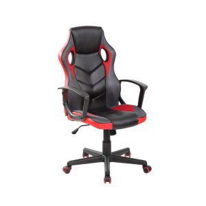 Játék szék - fekete / piros 9502M