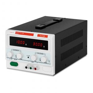 Laboratóriumi szabályozású tápegység, 0-30 V - 0-10 A - 300 W | S-LS-80