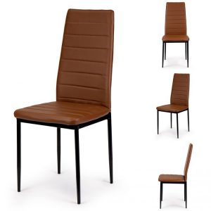 4 étkező szék barna