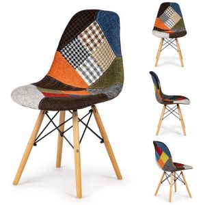 Patchwork szék készlet - 2db sokszínű
