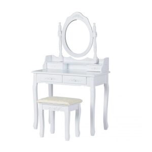 Fésülködő asztal tükörrel + szék | Grace
