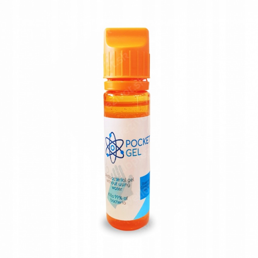 Antibakteriális fertőtlenítő mini kézgél víz használata nélkül – 60ml