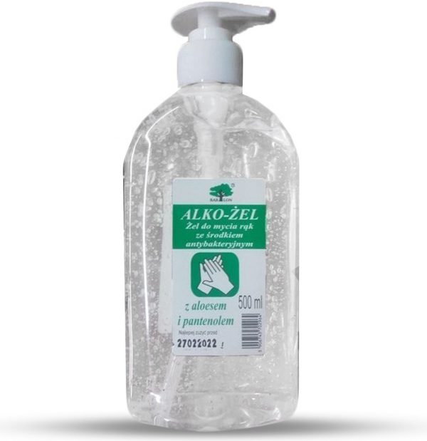 Antibakteriális kézgél 500ml - sűrű (aloe vera, panthenol)