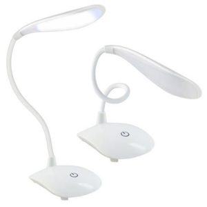 LED asztali töltő lámpa 600mAh micro-USB | fehér
