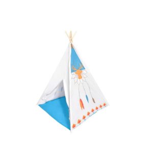 TeePee gyermek sátor | fehér-kék