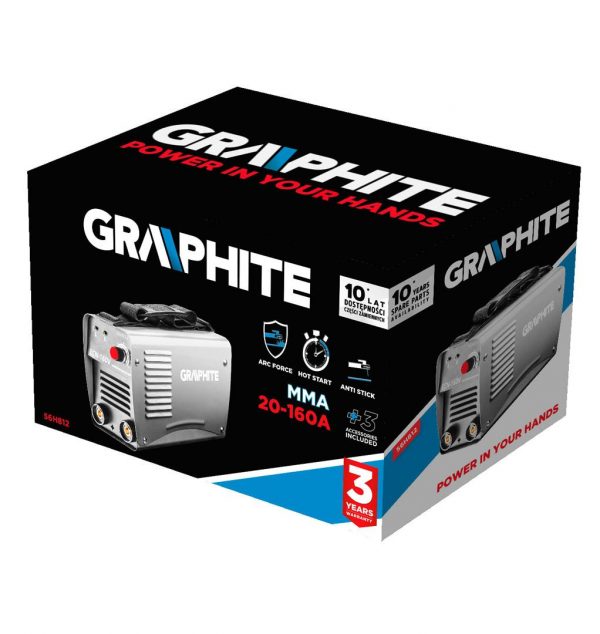GRAPHITE - inverteres hegesztőgép 160A IGBT 230V - 56H812 -1