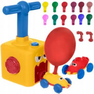 Toy Launcher - Balloon Pump A 12 léggömb két autót és legfeljebb 12 léggömböt tartalmaz. Fejleszti a gyermek manuális képességeit.