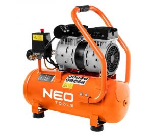 A NEO olajmentes kompresszort használhatja otthon vagy professzionális műhelyben vagy szervizben. A készülék által generált sűrített levegő sok munkát megkönnyít.