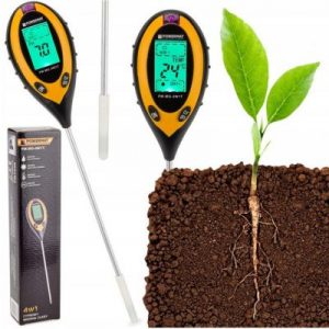Talaj savasságmérő PH 4in1 PM-MG-4W1T egy talaj savasság-, hőmérséklet- és páratartalom-mérő. Lehetővé teszi növényeinek professzionális gondozását.