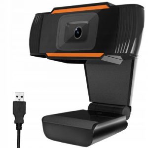 Webkamera mikrofonnal 1080p Full HD USB | a fekete kompakt méretekkel rendelkezik, így nem foglal sok helyet az asztalon.