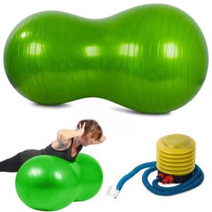 Dupla gimnasztikai gyakorlatlabda - a fit labda zöldet rehabilitációs terápiában, fitnesz gyakorlatokban stb.