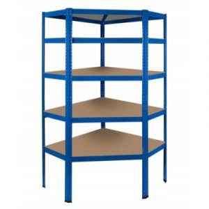 Corner metal shelf 875kg 180x90x40x40x40cm has a maximum load of one shelf 175 kg. In total, up to 875 kg. Number of shelves: 5.