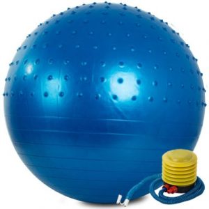 Fit labda - gimnasztikai edzőlabda + pumpa 55cm | a kéket rehabilitációs terápiában, fitnesz gyakorlatokban stb.