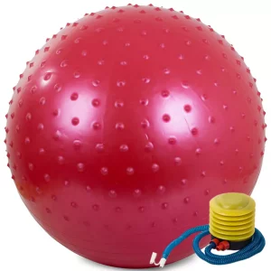 Fit labda - gimnasztikai edzőlabda + pumpa 65cm | a vöröset rehabilitációs terápiában, fitnesz gyakorlatokban stb.