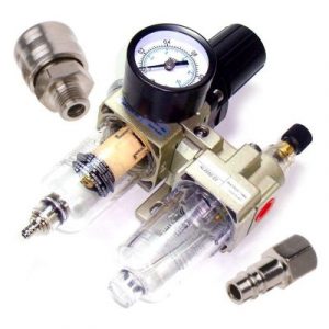 Légnyomás-szabályozó KD1496 leválasztóval - csökkenti és fenntartja a pneumatikus berendezések megfelelő működéséhez szükséges üzemi nyomást.