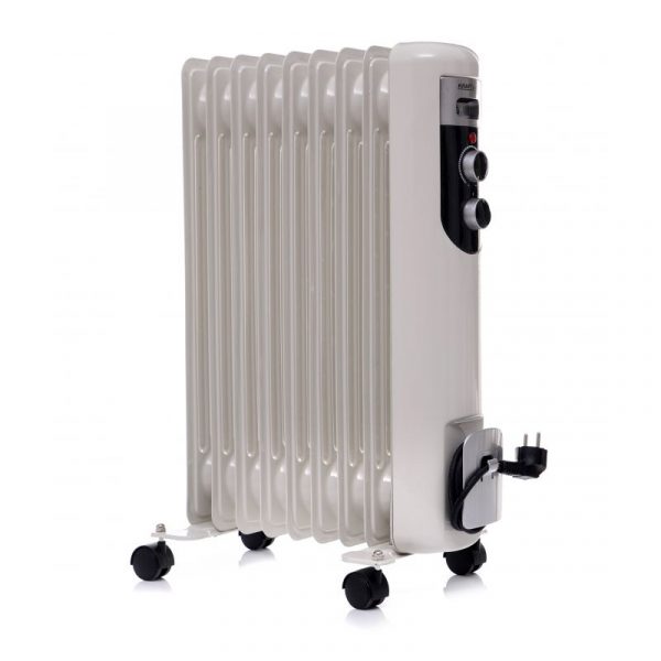 Olajradiátor 2000 W 9 bordás KD11729 Kraft & Dele, 9 bordás, A radiátor digitális termosztáttal van felszerelve folyamatos hőmérsékletszabályozással.