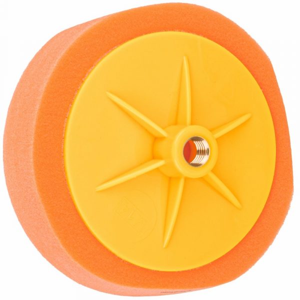 Polírozó habkorong narancssárga Polírozóhab polírozó szivacsok festett felületek professzionális biztonságos tisztítására. Eltávolítja a karcolásokat.