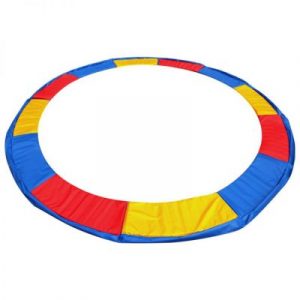 Trambulin rugós huzat - színes 305 - 312 cm garantálja a gyerekek játékának biztonságát és növeli a rugók szigetelését. A külső anyag tartós PVC.