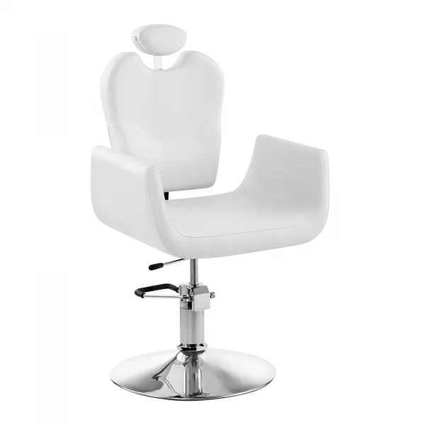 Fodrászszék LIVORNO - fehér | modell: PHYSA LIVORNO WHITE. Fehér multifunkcionális szék, amely kozmetikai vagy tetováló székként is használható.