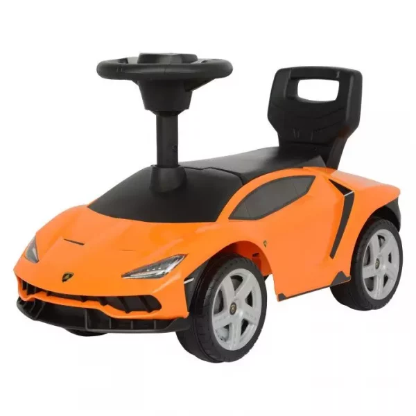 Baby Bouncer - A Lamborghini narancs biztonságos, stabil és tartós felépítésű. Egy igazi autó utánzata.