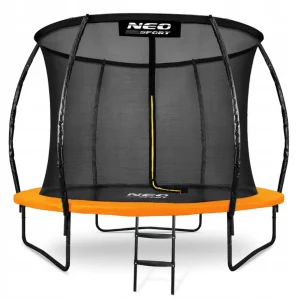 A 252 cm-es Neo-Sport létrával ellátott kerti trambulin kényelemről és biztonságról gondoskodik, különösen a legkisebb ugróknak.