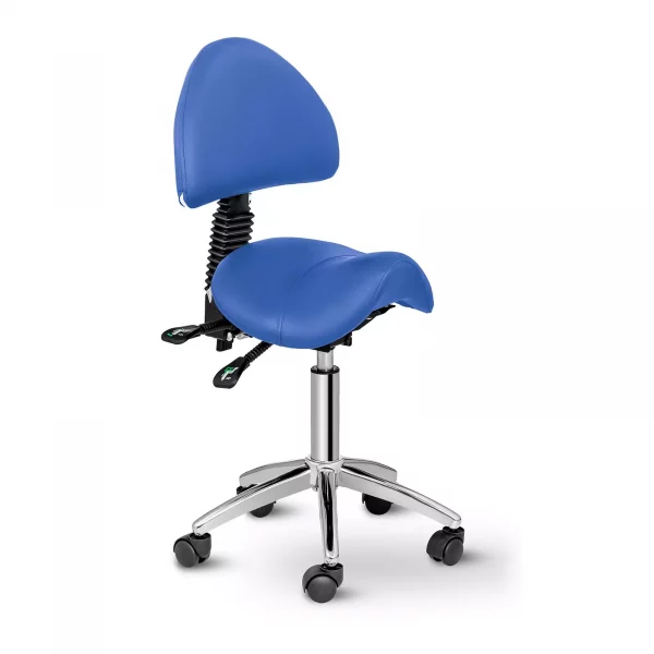 Nyeregszék Physa BERLIN - kék | modell: Berlin Blue Modern, praktikus és kényelmes szék állítható magassággal és dőlésszöggel.