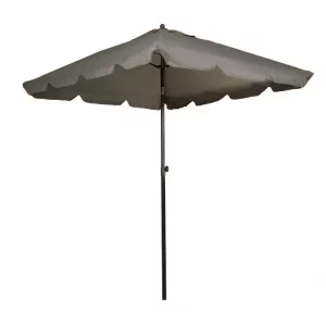 Összecsukható napernyő a teraszon - sötétszürke 200 x 200cm 190cm-től 248cm-ig igény szerint állítható az esernyő előtető magassága.