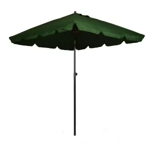 Összecsukható napernyő a teraszon - zöld 200 x 200cm Az esernyő legnagyobb előnye a tető leengedhetősége.