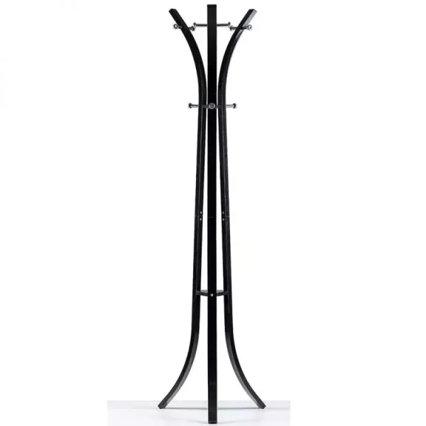 Ruhatartó - fekete 180 cm stabil, fém szerkezetű, porszórt bevonattal. Egyszerű, univerzális kialakítás.