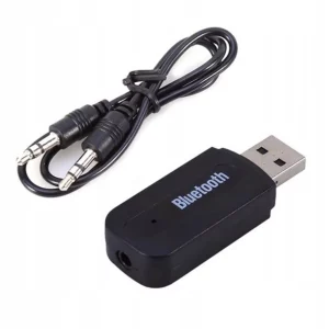USB bluetooth audio adapter - vevő AUX + kábel lehetővé teszi a zene átvitelét okostelefonról, táblagépről vagy más eszközről.