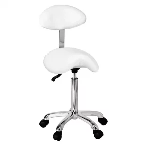 Szék RELAXY - fehér | modell: A Relaxy White képes az ülés magasságának beállítására és a háttámla két szinten történő rögzítésére az Ön kényelme érdekében.