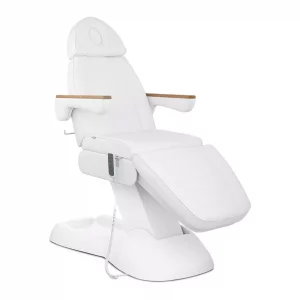 Physa San Marino kozmetikai szék - fehér | modell: SAN MARINO WHITE szépségszalonokhoz, masszázsokhoz használják, van egy lyuk az arc számára és állítható magasságú.