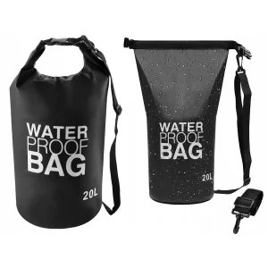 Vízálló táska - 20 literes hátizsák hatékonyan védi a benne lévő értékeket. Ideális nyaralási kirándulásokhoz, túlélési expedíciókhoz, hegymászáshoz.