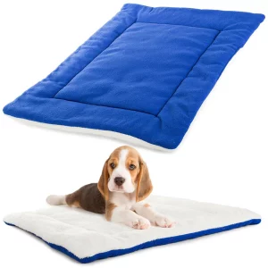 Ágy / matrac kutyának és macskának | 50x35cm kék puha és kellemes tapintású anyagból készült. Könnyű és tartós.