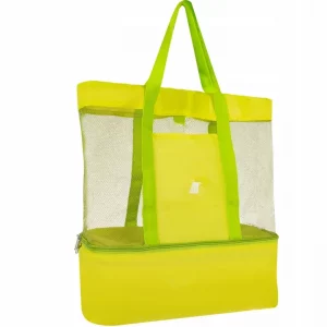 Termikus piknik táska 2 az 1-ben - 20 L | sárga - többfunkciós és termikus tulajdonságokkal rendelkező anyagokkal dúsított.