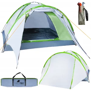 Turista / kemping sátor 4 fő részére NEVADA - egy hálószobás sátor maximum négy fő részére, mely rendkívül könnyen összeszerelhető.