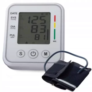 Digitális vérnyomásmérő a karhoz | Az LCD kijelző nélkülözhetetlen eszköz a megfelelő vérnyomás ellenőrzéséhez.