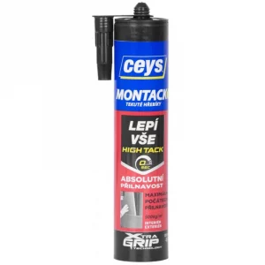 Ceys MONTACK HIGH TACK ragasztó - 450 g - alkalmas nehéz projektek függőleges ragasztására (panelek, táblák, burkolatok stb.)