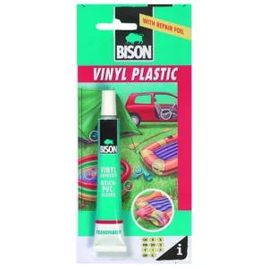 Bison Vinyl Plastic Adhesive for soft PVC 25ml - elsősorban lágy PVC termékek javítására szolgál.