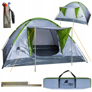 A MONTANA 4 személyes turista/kemping sátor egy hálószobától négy személyesig terjedő sátor, melynek összeszerelése rendkívül egyszerű.
