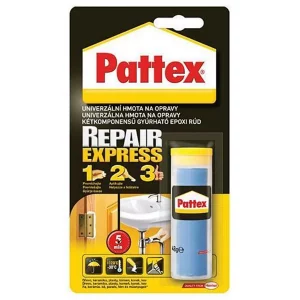Univerzális javítókeverék Pattex Repair Express 48g - fürdőszobai és konyhai kiegészítők ragasztásához, fából készült termékek javításához stb.