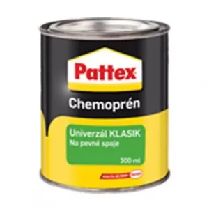 Univerzális ragasztó Pattex Chemoprene KLASIK - 300 ml - alkalmas fa, műanyag, gumi, bőr, fém, karton stb. ragasztására.