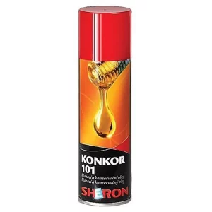 Oil Konkor 101 Sheron 300ml - univerzális kenő és tartósító spray. Alkalmas pisztolyok, elektromos érintkezők, zárak és egyebek tisztítására és kenésére.
