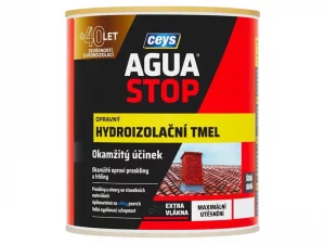 Ceys AGUA STOP vízszigetelő tömítőanyag - szürke, 1 kg - olyan réteget képez, amely száradás közben szilárdan tapad az aljzathoz.