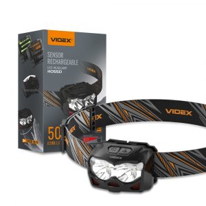 LED fejlámpa 500lm | VIDEX VLF-H055D - kifejezetten aktív kikapcsolódáshoz, kempingezéshez és olyan sportokhoz, mint a futás, túrafutás, túrázás.