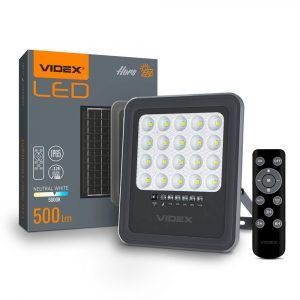 LED napelemes reflektor HORS 500Lm 5000K | A VIDEX minden olyan helyen használható, ahol nem lehet elektromos hálózatra csatlakozni.