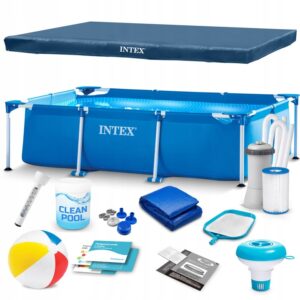 Téglalap alakú medence kerettel 15 az 1-ben, 3x2m | Intex
